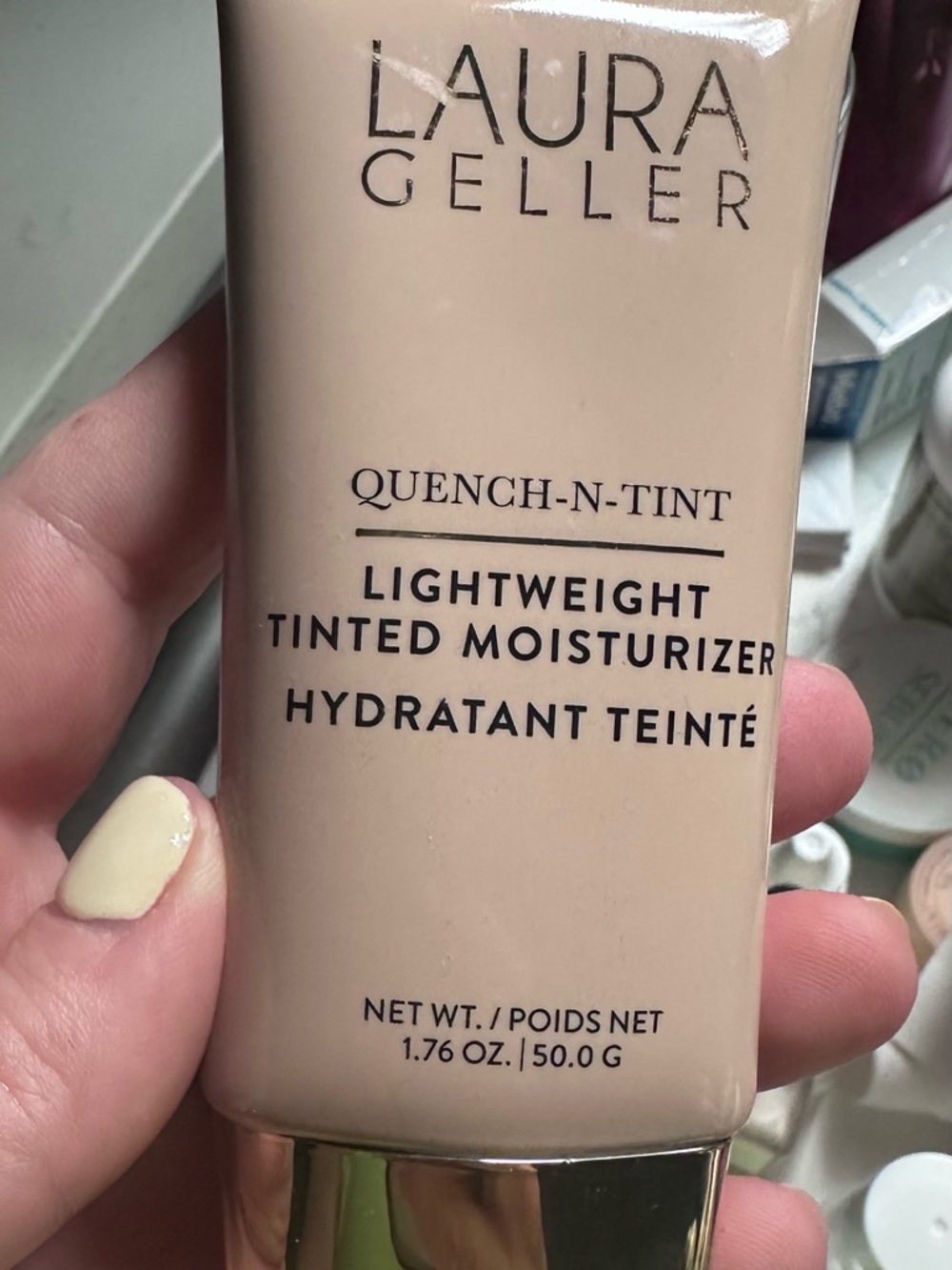 Laura Geller Quench-N-Tint Lightweight Tinted Moisturizer - Nude Beige